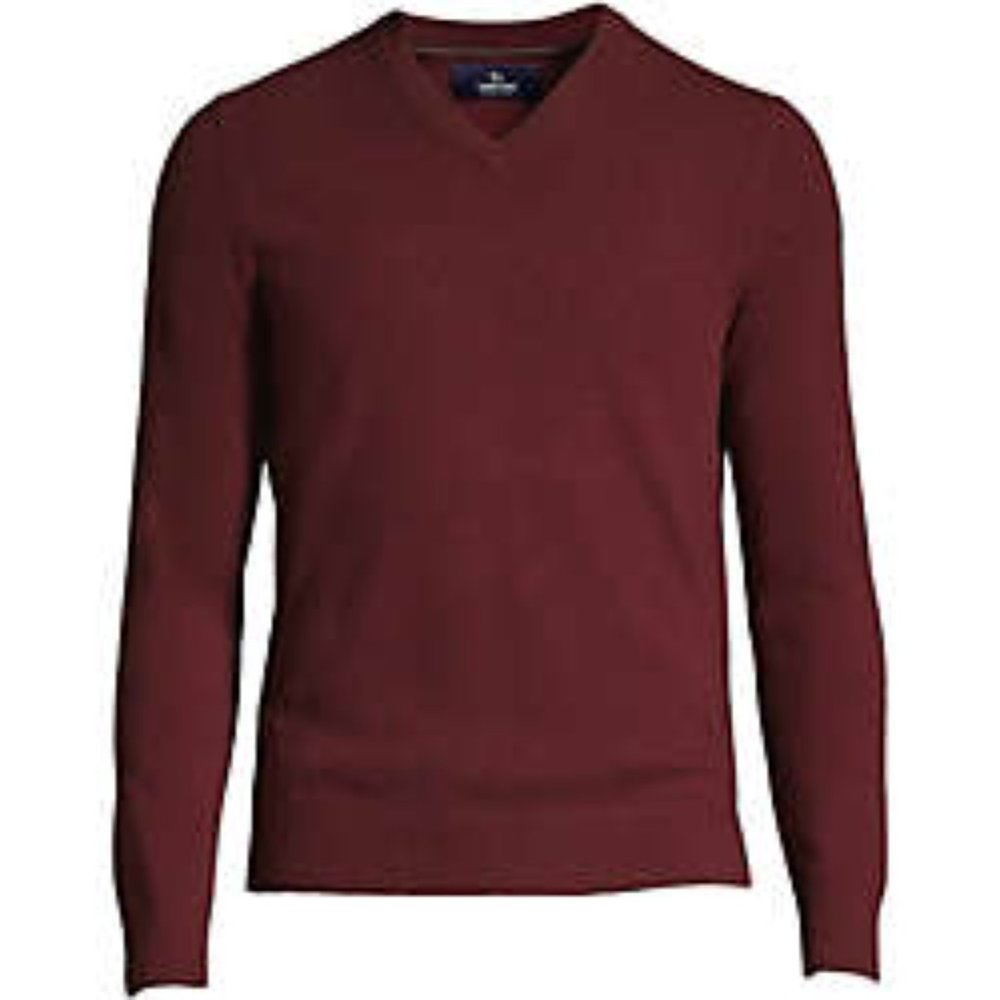New Men's Dockers  sweater pullover work dressy Size L Red